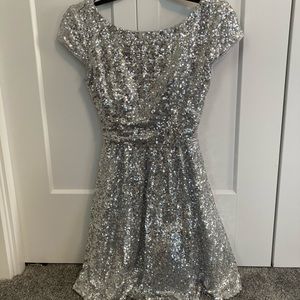 Size 1/2 Silver B. Darlin dress
